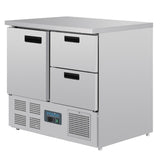 U637 Polar G-Series 2 Drawer Counter Fridge 240Ltr