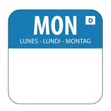 U777 Hygiplas Dissolvable Food Rotation Labels Monday (Pack of 1000) - JD Catering Equipment Solutions Ltd