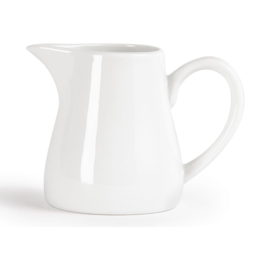 U820 Olympia Whiteware Cream and Milk Jugs 212ml (Pack of 6)