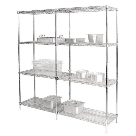 U889 Vogue Chrome Wire Shelves 915x457mm (Pack of 2) - JD Catering Equipment Solutions Ltd