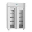 UA043 Polar U-Series Energy Efficient Range Double Door Upright Display Freezer