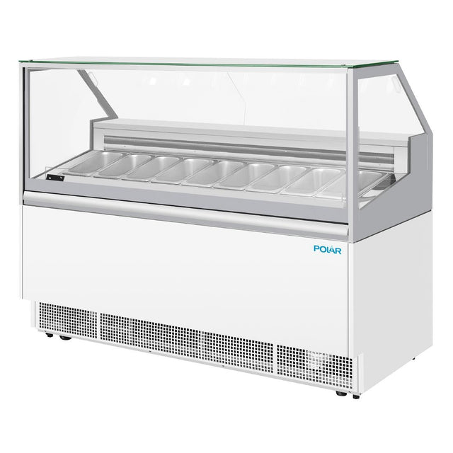 Polar U-Series 9 Pan Gelato Showcase