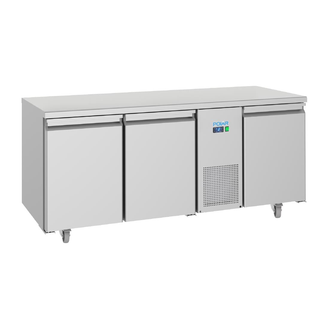 UA073 Polar U-Series Energy Efficient 3 Door Counter Freezer 474Ltr