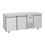 UA073 Polar U-Series Energy Efficient 3 Door Counter Freezer 474Ltr - JD Catering Equipments Ltd