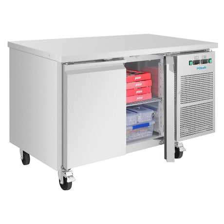 UA086 Polar U-Series Fridge/Freezer Counter - 2 door