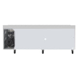 Polar U-Series Four Door Counter Fridge with Upstand 553Ltr