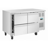 Polar U-Series Four Drawer Gastronorm Counter Fridge