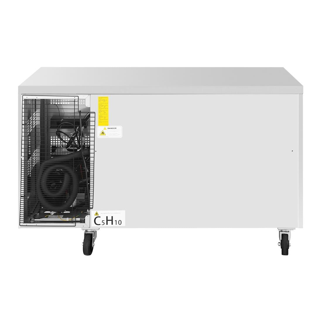 Polar U-Series Four Drawer Gastronorm Counter Fridge