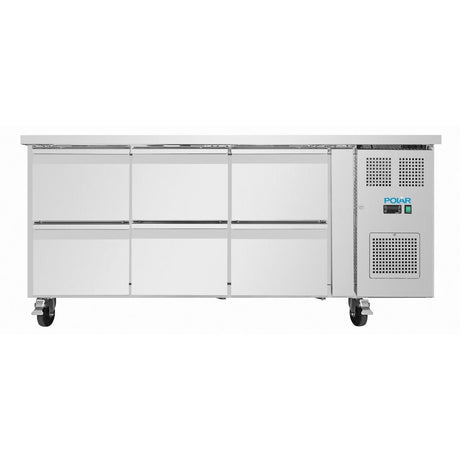 UA101 Polar U-Series Six Drawer Gastronorm Counter Fridge