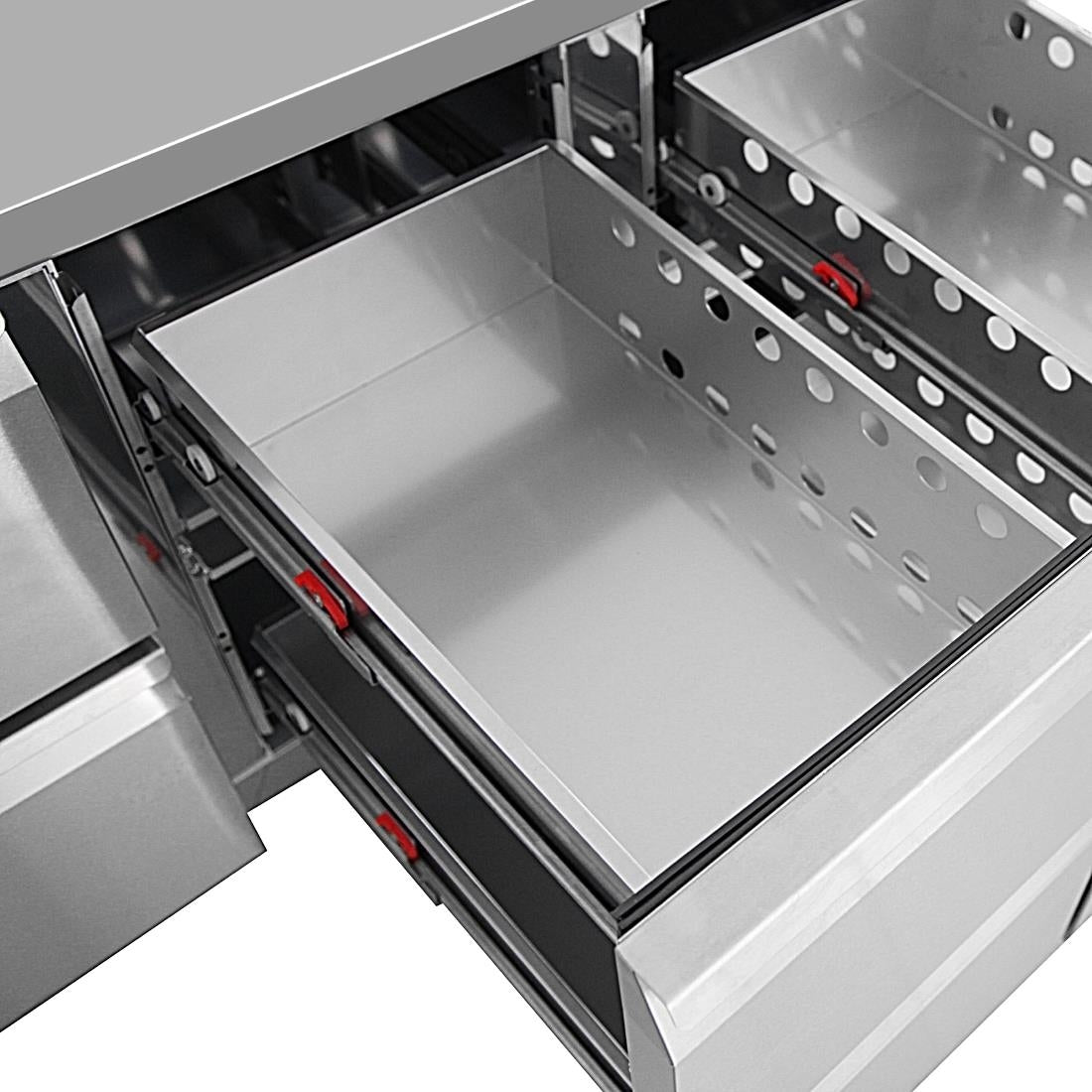 UA101 Polar U-Series Six Drawer Gastronorm Counter Fridge