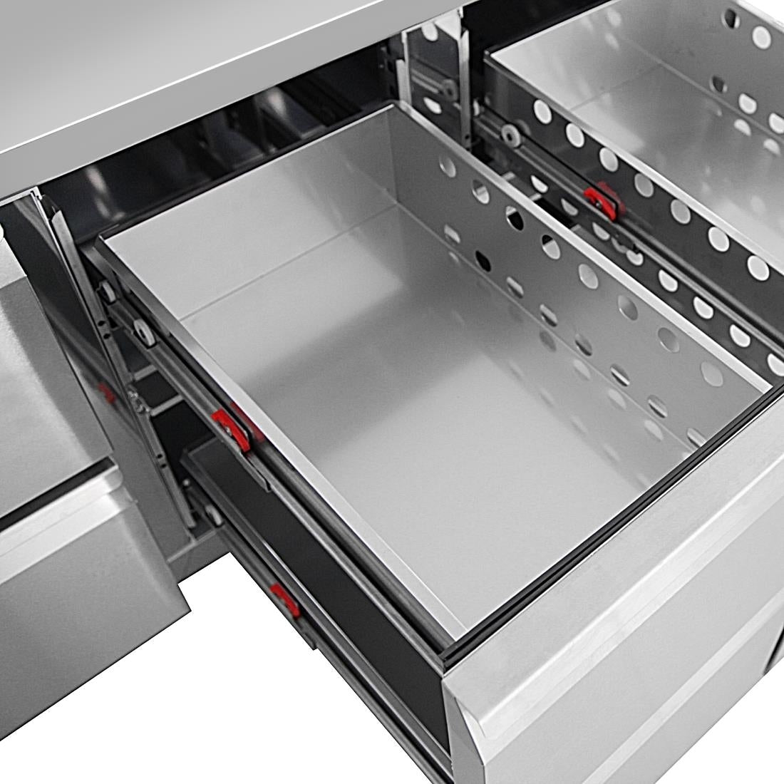 UA102 Polar U-Series Eight Drawer Gastronorm Counter Fridge