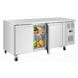 Polar U-Series Triple Door Slimline Counter Fridge 231Ltr