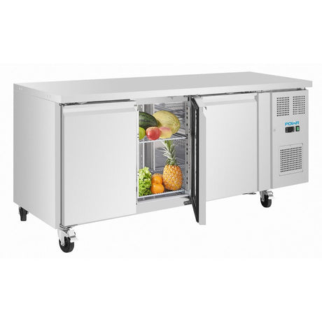 Polar U-Series Triple Door Slimline Counter Fridge 231Ltr