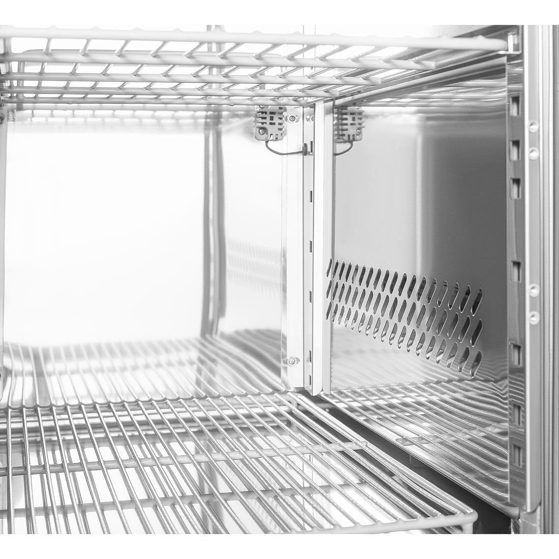 Polar U-Series Triple Door Slimline Counter Fridge 231Ltr
