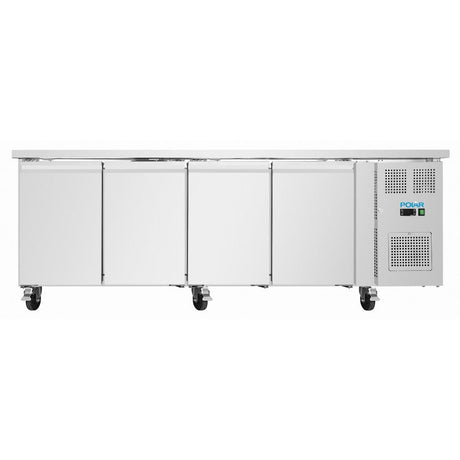 UA107 Polar U-Series Four Door Slimline Counter Fridge