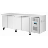 UA107 Polar U-Series Four Door Slimline Counter Fridge