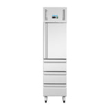 Polar U-Series Single Door & 3 Drawer Slimline GN Cabinet Fridge 292Ltr