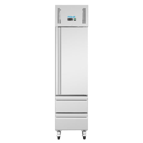Polar G-Series Single Door and 2 Drawer Slimline GN Cabinet Freezer 180Ltr
