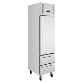 Polar G-Series Single Door and 2 Drawer Slimline GN Cabinet Freezer 180Ltr