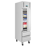 Polar G-Series Single Door and 2 Drawer Slimline GN Cabinet Freezer 180Ltr