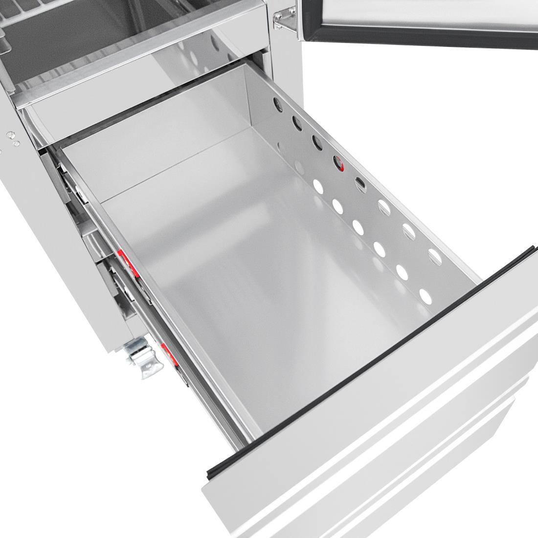 Polar G-Series Single Door and 2 Drawer Slimline GN Cabinet Freezer 180Ltr