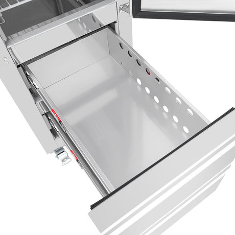 Polar G-Series Single Door and 2 Drawer Slimline GN Cabinet Freezer 180Ltr