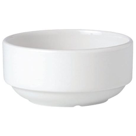 V0018 Steelite Simplicity White Stacking Soup Cups 285ml (Pack of 36)