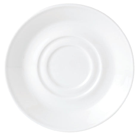 V0044 Steelite Simplicity White Low Cup Saucers 145mm (Pack of 36)