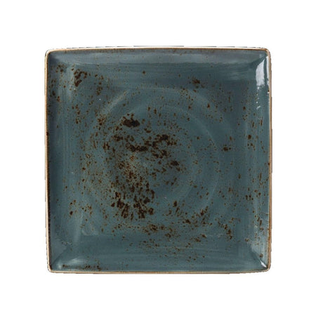 V013 Steelite Craft Blue Square Platters 270mm (Pack of 6)