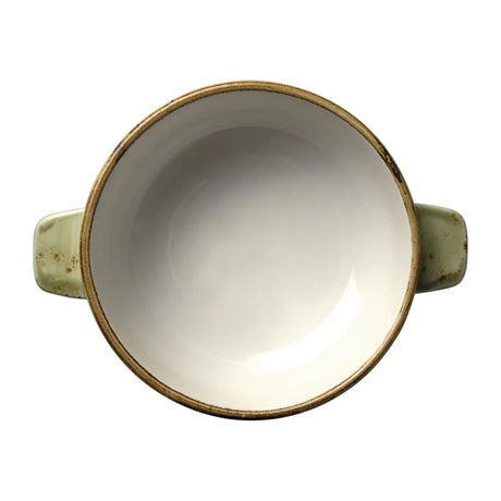 V069 Steelite Craft Green Soup Casserole Bowls 425ml (Pack of 6) - JD Catering Equipment Solutions Ltd