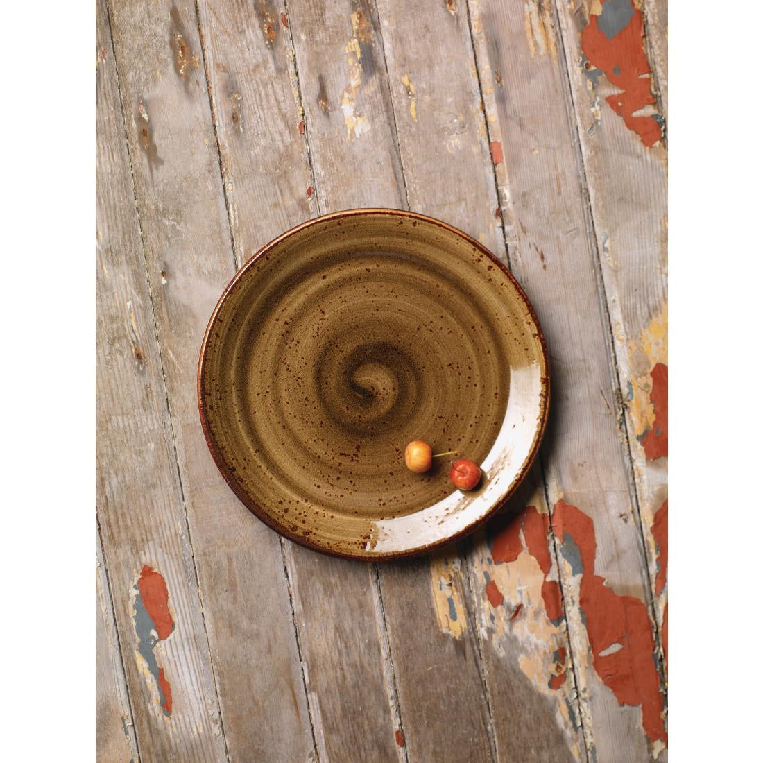 V107 Steelite Craft Brown Coupe Plates 202mm (Pack of 24)