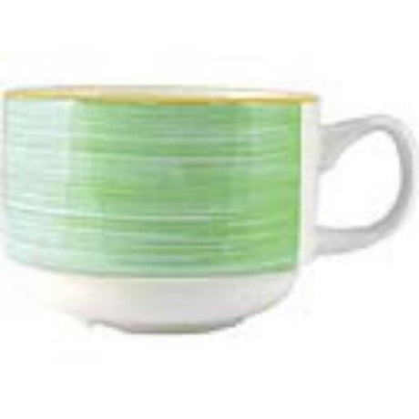 V2882 Steelite Rio Green Slimline Stacking Cups 200ml (Pack of 36)