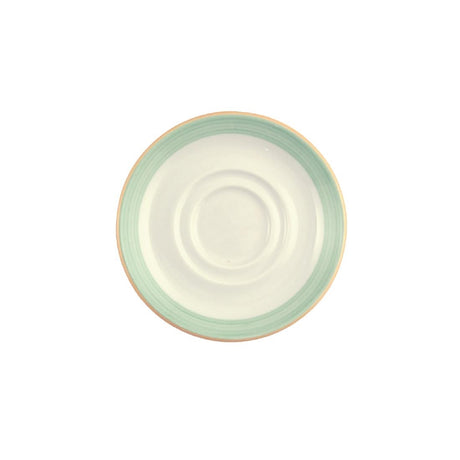 V2885 Steelite Rio Green Low Cup Saucers 165mm (Pack of 36)