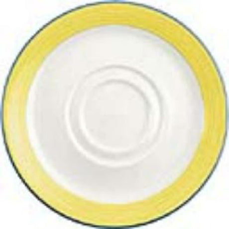 V2953 Steelite Rio Yellow Saucers 145mm (Pack of 36)