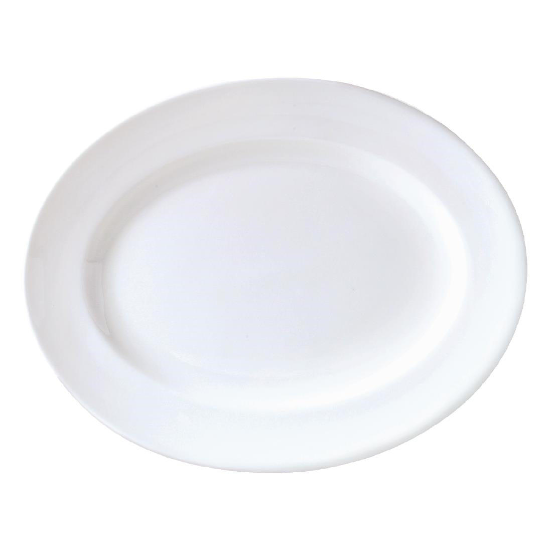 V6908 Steelite Monaco White Mandarin Vogue Dishes 330mm (Pack of 12)