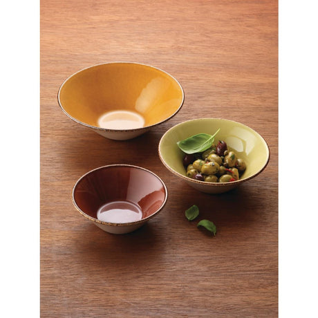 V7146 Steelite Terramesa Mustard Essence Bowls 202mm (Pack of 24)