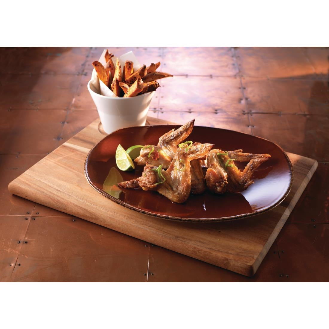 V7186 Steelite Terramesa Mocha Spice Plates 202mm (Pack of 24)