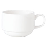 V7658 Steelite Simplicity White Stacking Espresso Cups 100ml (Pack of 12)