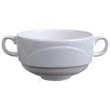 V8230 Steelite Bianco Handled Soup Cups 284ml (Pack of 36)