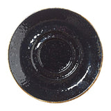 VV1036 Steelite Craft Liquorice Saucers Small Double-Well 118mm (Pack of 12)