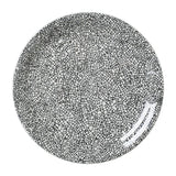 VV1044 Steelite Ink Crackle Black Coupe Plates 203mm (Pack of 12)