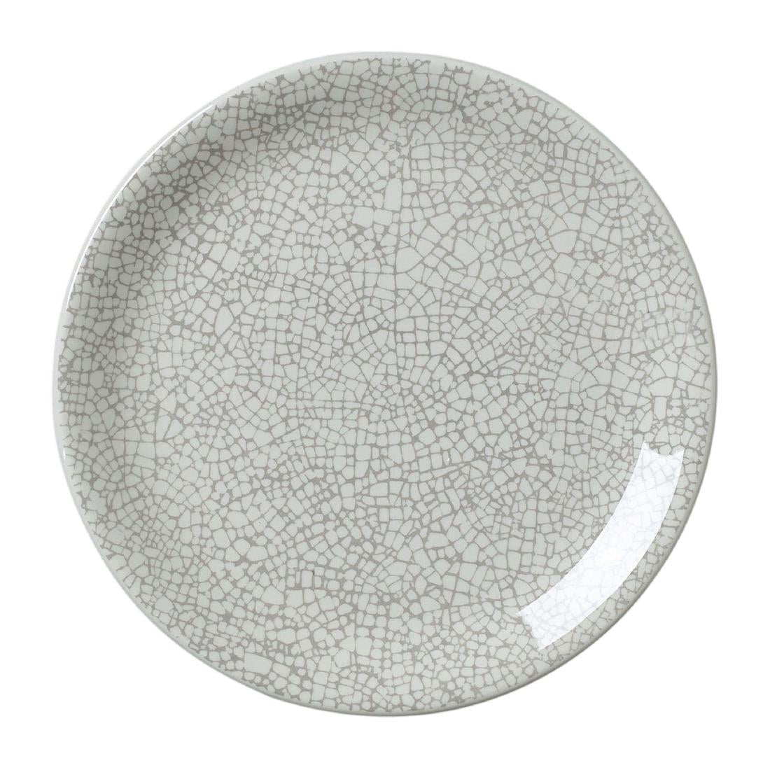 VV1051 Steelite Ink Crackle Grey Coupe Plates 153mm (Pack of 12)