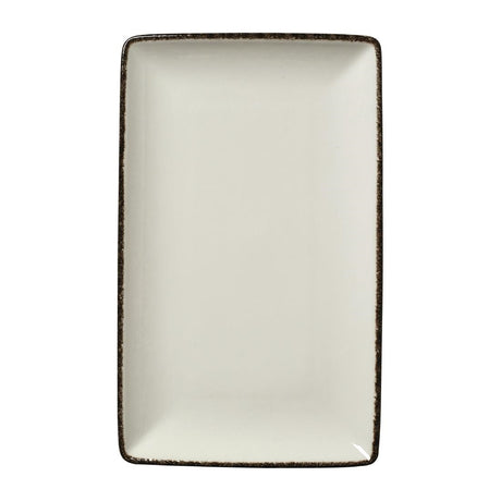 VV1328 Steelite Charcoal Dapple Rectangle One Plates 270 x 167mm (Pack of 6)