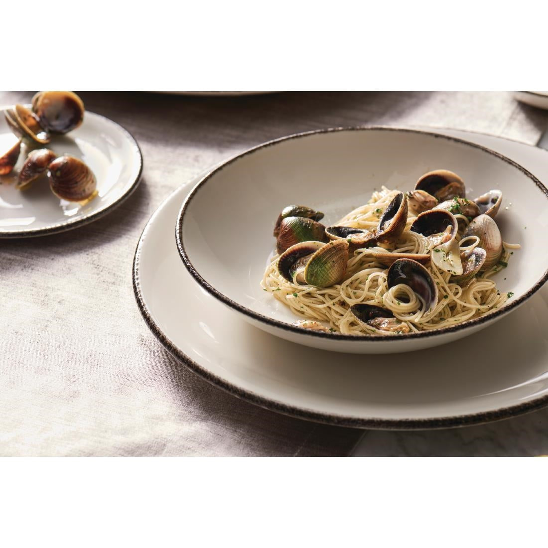 VV1336 Steelite Charcoal Dapple Coupe Bowls 205mm (Pack of 24)