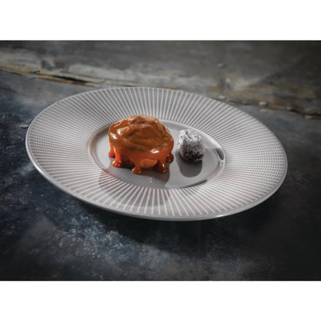 VV1794 Steelite Willow Mist Gourmet Plates Medium Well Grey 285mm (Pack of 6) - JD Catering Equipment Solutions Ltd