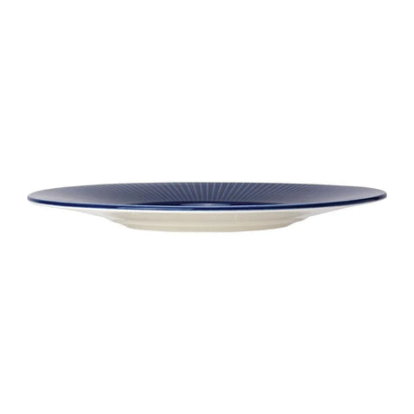 VV1802 Steelite Willow Azure Gourmet Plates Medium Well Blue 285mm (Pack of 6) - JD Catering Equipment Solutions Ltd