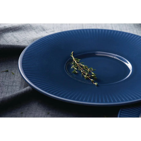 VV1802 Steelite Willow Azure Gourmet Plates Medium Well Blue 285mm (Pack of 6) - JD Catering Equipment Solutions Ltd