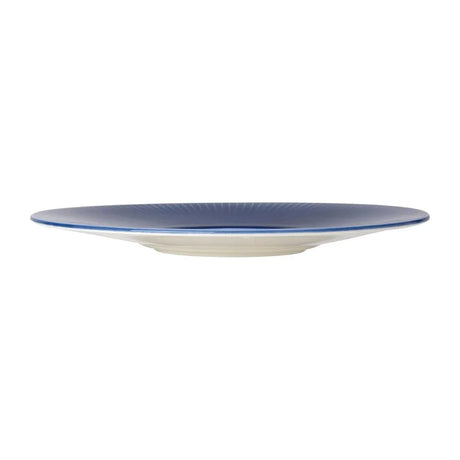 VV1803 Steelite Willow Azure Gourmet Plates Small Well Blue 285mm (Pack of 6) - JD Catering Equipment Solutions Ltd