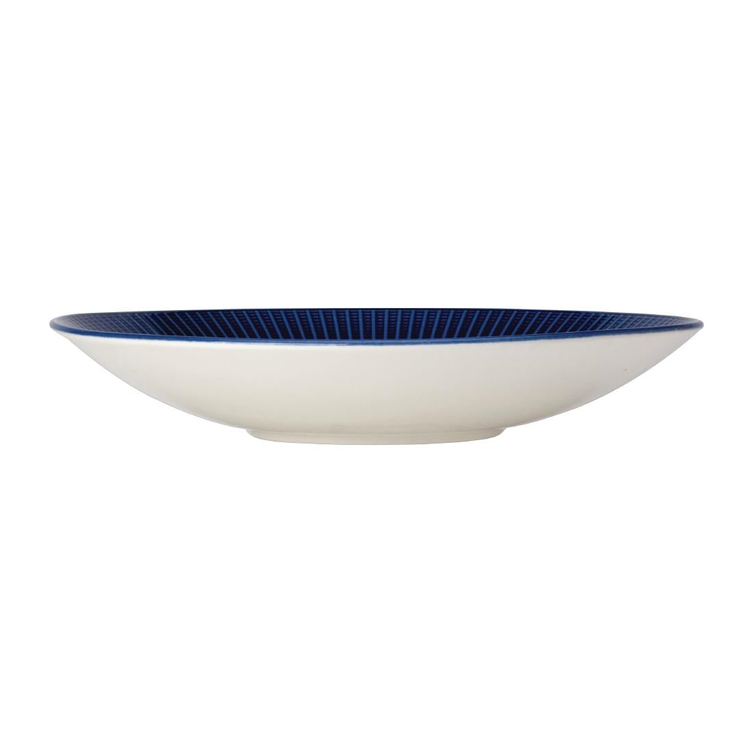 VV1806 Steelite Willow Azure Gourmet Deep Coupe Bowls Blue 280mm (Pack of 6)