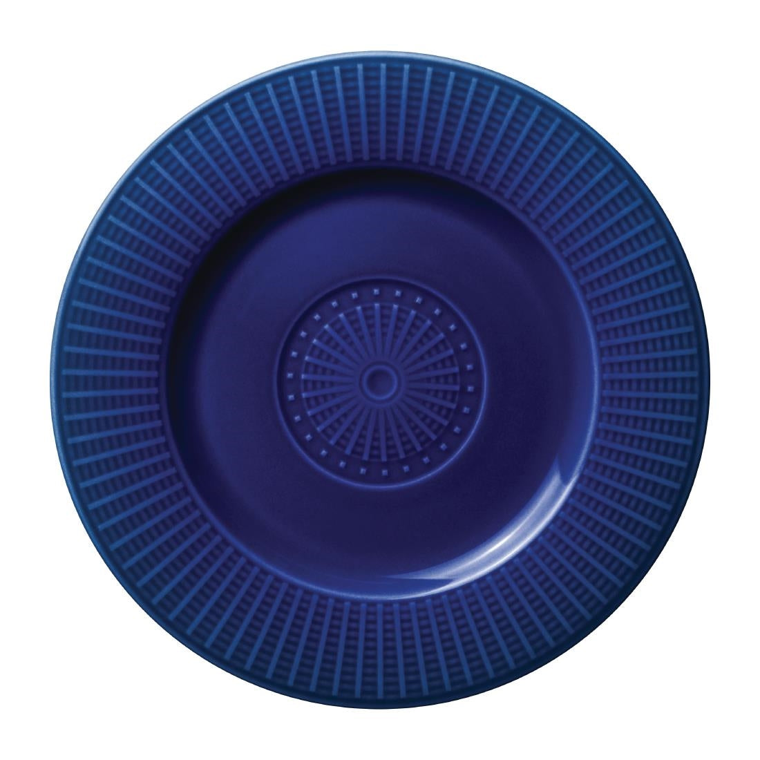 VV1808 Steelite Willow Azure Accent Gourmet Plates Blue 185mm (Pack of 12)